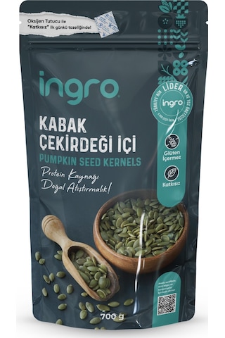 Ingro Glutensiz Kabak Çekirdeği içi 700 G