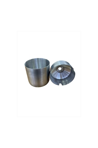 Kısmet Kokusuz Paslanmaz Çelik Metal Küllük 8cm