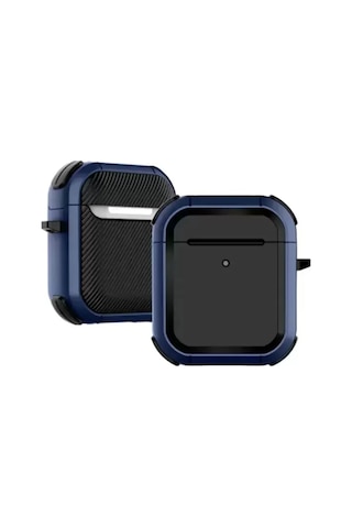 Newface Apple Airpods uyumlu2 2.nesil Tank Kılıf - Lacivert Çok Renkli