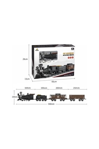 Klasik Oyuncak Kara Tren Seti