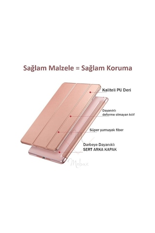 Samsung Uyumlu Galaxy Tab S5E T720 T725 T727 Kılıf Pu Deri Smart Standlı