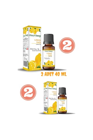Multidem limon Uçucu Bitkisel Yağı 2 x 20 ml