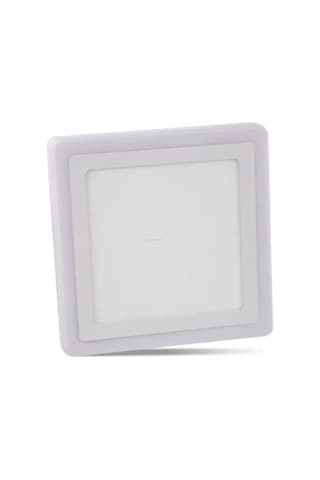 Elektrikhouse 24 Watt Sıva Üstü Kare Panel Led Spot Beyaz Işık Beyaz