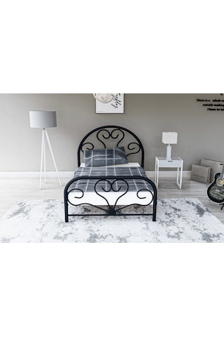 Metalia Gm 118 Baby Tek Kişilik Metal Karyola 90X190 Siyah