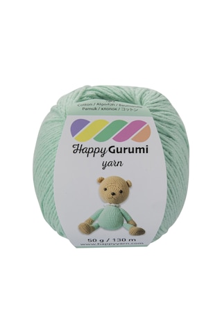 Happy Yarn Happy Gurumi Amigurumi Örgü İpi 50gr 130m Mint