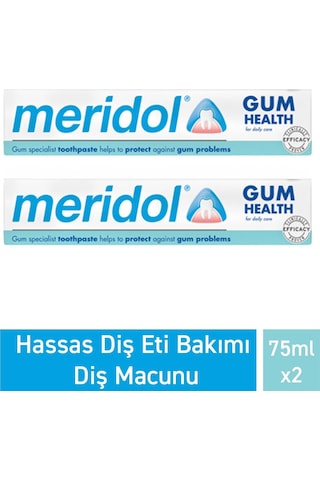 Meridol Hassas Diş Eti Bakımı Diş Macunu 2 x 75 ML