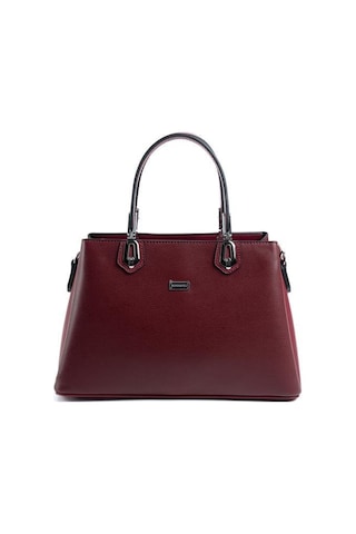 Silver Polo Sp1253 Kadın El Çantası Düz Bordo-bordo