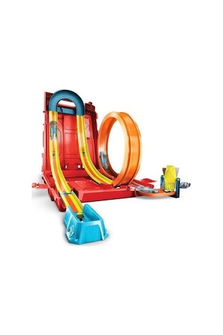 Hot Wheels Track Builder Benzin Bidonu Akrobasi Seti