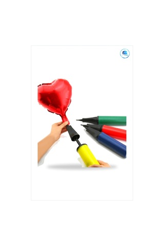 Tek Taraflı Hızlı Balon Şişirme Pompası El Tipi 29 Cm X 5 Top Şiş