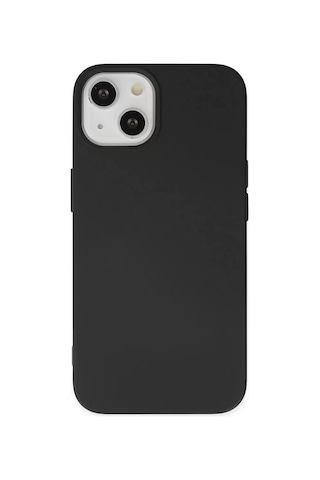 Newface Apple iPhone Uyumlu 14 Kılıf Nano İçi Kadife Silikon - Siyah Belirtilmemiş Belirtilmemiş