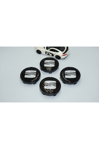 Dk Tuning Seat Siyah Jant Göbeği Kapak Seti 60mm