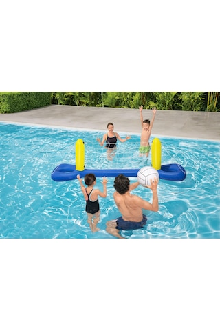 Bestway 52133 Voleybol Havuz Oyun Seti 2.52m X 64cm Mavi