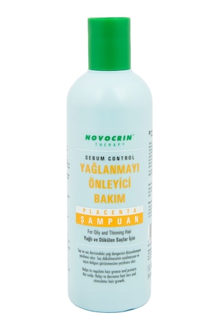 Novocrin Placenta Yağlanma ve Saç Dökülmesine Karşı Şampuan 300 ML