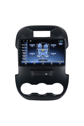 Ford Ranger (2012-2015) Android 2 Gb + 32 Gb Rom Carplay Multimedya JAPON SERİ