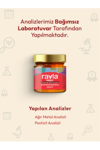 Ravla Energy Ginsengli Bal Karışım - 250g