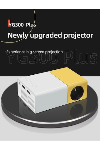 YG300 Plus 1280x720 80 ANSI Lümen Mini Projeksiyon Cihazı