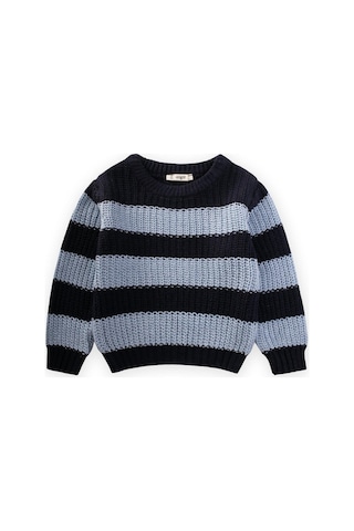 Selanik Çizgili Triko Kazak 2-8 Yaş Lacivert Lacivert