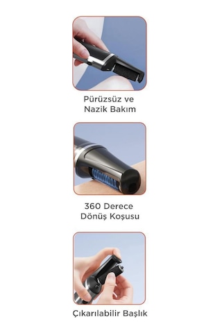 Bcm-1140T Şarjlı Lcd Ekranlı 3 Başlıklı Su Geçirmez Ayak Törpü Cihazı