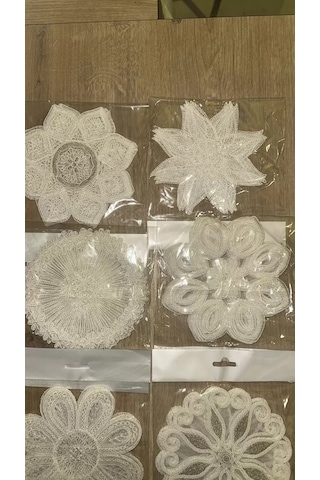 6'lı Dantel Kahve Sunumluğu 15x15 Cm Asorti Desenli Şık Bardak Altlığı Ckhmtgsz9c9ecu0o9hx Diğer