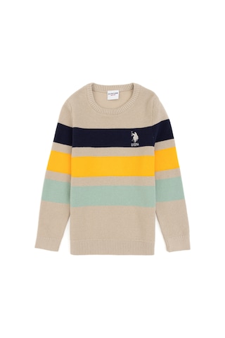 U.s. Polo Assn. Erkek Çocuk Taş Melanj Kazak /triko 50317160-vr225 Tas Melanj