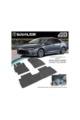 Toyota Corolla Uyumlu Paspas Sahler 4.5D Havuzlu 2019- Sonrası