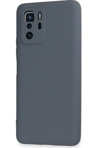 Gld-spt- Newface Xiaomi Poco X3 Gt Kılıf Nano İçi Kadife Silikon - Gri
