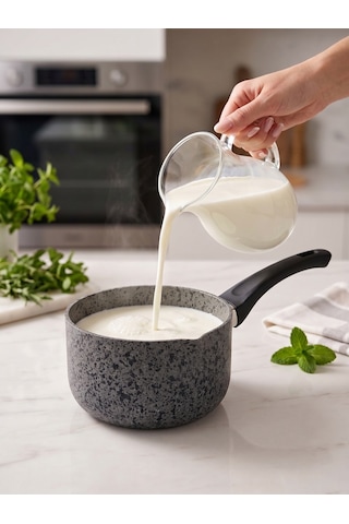 Silver Stone Ultra Güçlü Granit Sütlük Sosluk Gri - Siyah