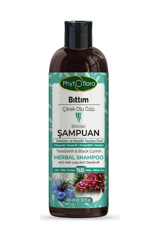 Phytoflora Bıttım Çörek Otu Özlü Bitkisel Şampuan 400 ML