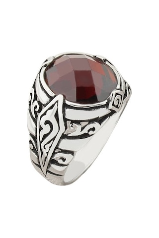 Taja Erkek Yüzük Gümüş 925 Modern Tasarım 43844