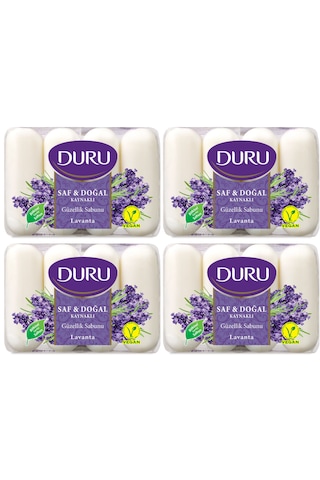 Duru Saf & Doğal Kaynaklı Güzellik Sabunu Lavanta 4 x 280 G