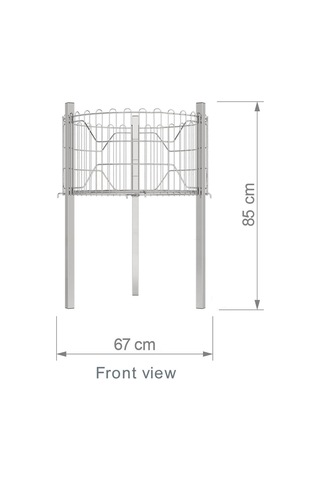 Dekoratif Yuvarlak Sepet