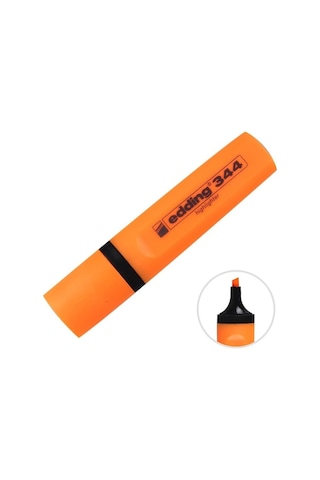 Edding Fosforlu Kalem 344 Turuncu