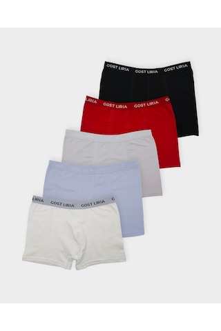 Gost Liria Daily Five Boxer 5 Li Paket - Çok Renkli Çok Renkli