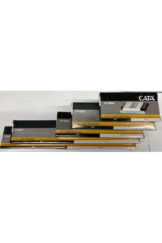 Cata CT-2675 Şerit Led Trafo 12 Volt 8,3 Amper 100 Watt (10 Metre) UltraSlim Fansız