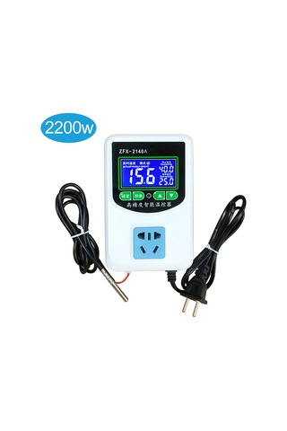 Gajeena Zfx-2140a Akıllı Dijital Termostat -45 C/+105 C Kontrol, 2200w Güç, Isıtma/soğutma Modu, Alarm Fonksiyonlu