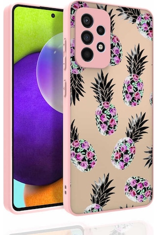 Zore Galaxy Uyumlu A52 Kılıf Desenli Kamera Korumalı Parlak Nora Kapak - No1 No1