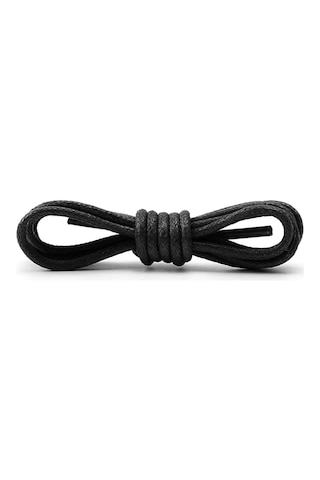 Hapshoe 120 Cm Siyah Mumlu Klasik Ayakkabı Bağcığı