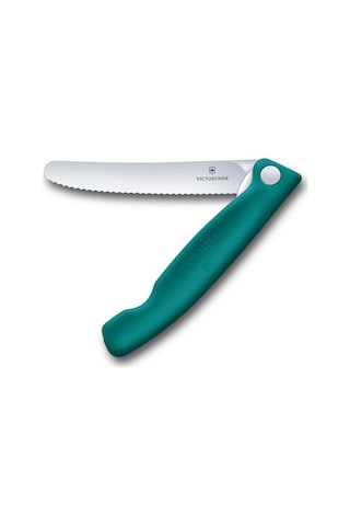 Victorinox Swiss Classic 11cm Tırtıklı Piknik Bıçağı, Yeşil