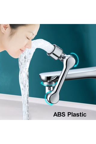 1080 Derece Dönebilen Musluk Aeratoru - Sıçramaya Karşı Koruyucu, Mutfak & Banyo İçin Mekanik Kol Tasarımı