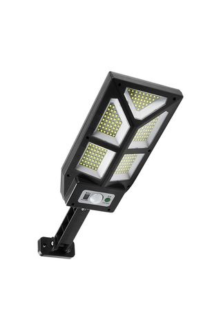 Sones Tg-ty100 196 Led Güneş Enerjili Açık İnsan Vücudu İndüksiyon Duvar Lambası Bahçe Çiti Sokak Lambası