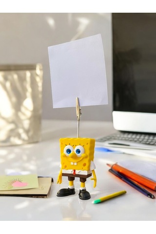 Sunger Bob Fotoğraf Not Tutacağı Hediyelik Not Tutucu Sarı