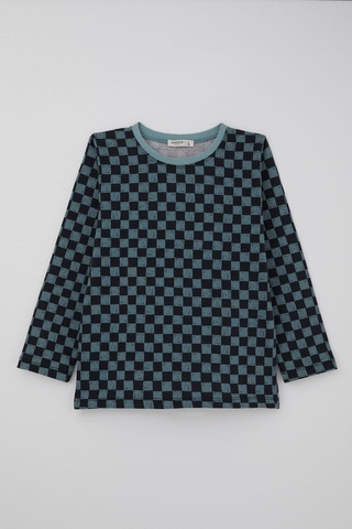 Breeze Erkek Çocuk Pijama Takımı Ekose Desenli 4-8 Yaş, Karışık Renk Karışık Renk