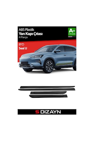 S-dizayn Byd Seal U Abs Plastik Yan Kapı Koruma Çıtası 2022 Üzeri A+ Kalite