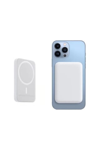 Magsafe Kablosuz Şarj Wireless Şarj Cihazı Powerbank W-04