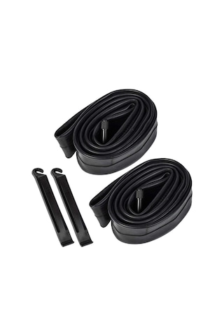 Qingmipy 2 Adet Lastik + 2 Adet Çekicili Bisiklet İç Lastiği Tamir Seti - 26x1.75/2.125 Boyutu, Dayanıklı Kauçuk, Bisiklet Lastik Tamiri İçin Çok Renkli