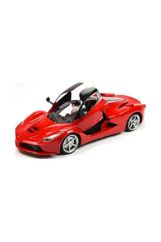 Şarjlı, Kumandalı Spor Ferrari, Farları Yanar- Kapısı Açılır Spor Araba 1:16 001