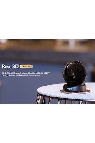 Imou Rex 3d 5mp İç Ortam Wifi Pt Kamera Ipc-gs2dp-5k0w