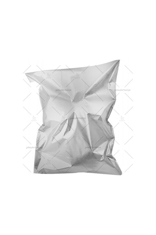 Mat Metalize En:7cm X BoY:9cm Bantlı GÜMÜŞ Hediye PAKETİ 20 adT