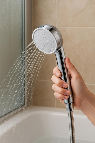 Duş Başlığı Yüksek Basınçlı Su Tasarruflu Banyo Shower Head, Kireç Önleyici Filtreli 3 Kademeli Ayarlanabilir Sprey, Evrensel Bağlantı Diğer