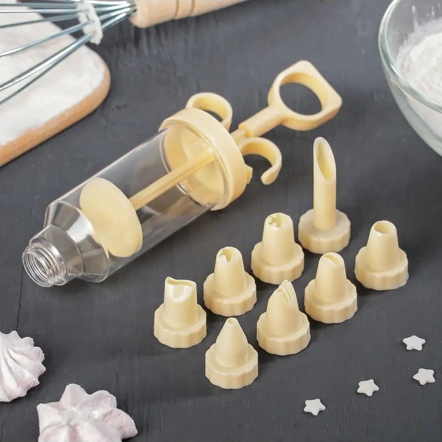 Dolana Büyük 8 Nozullu Pastacılık Şırıngası 65453022 Beyaz